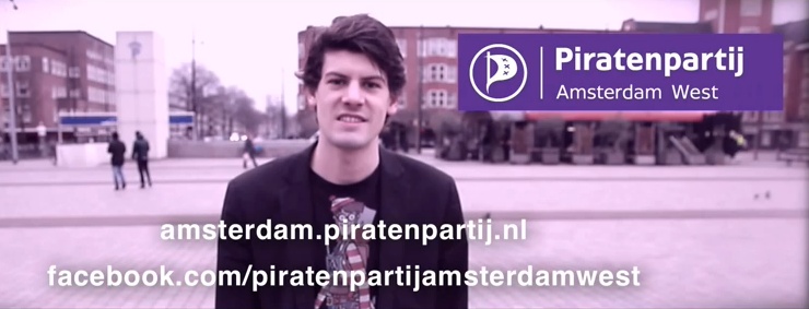Jelle de Graaf, Piratenpartij Amsterdam-West