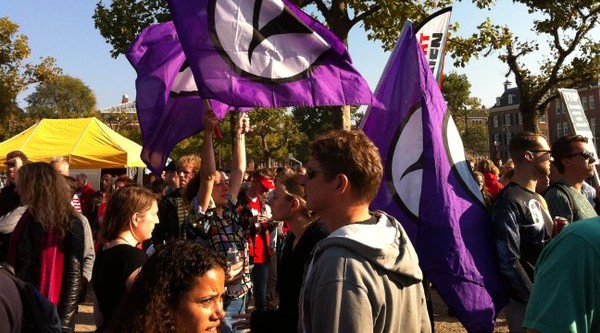 Piratenpartij vlaggen
