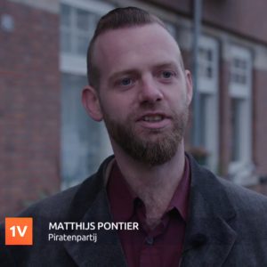 Matthijs Pontier (Piratenpartij) in EenVandaag