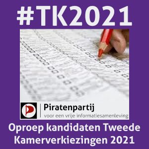 Oproep Piratenpartij TK2021