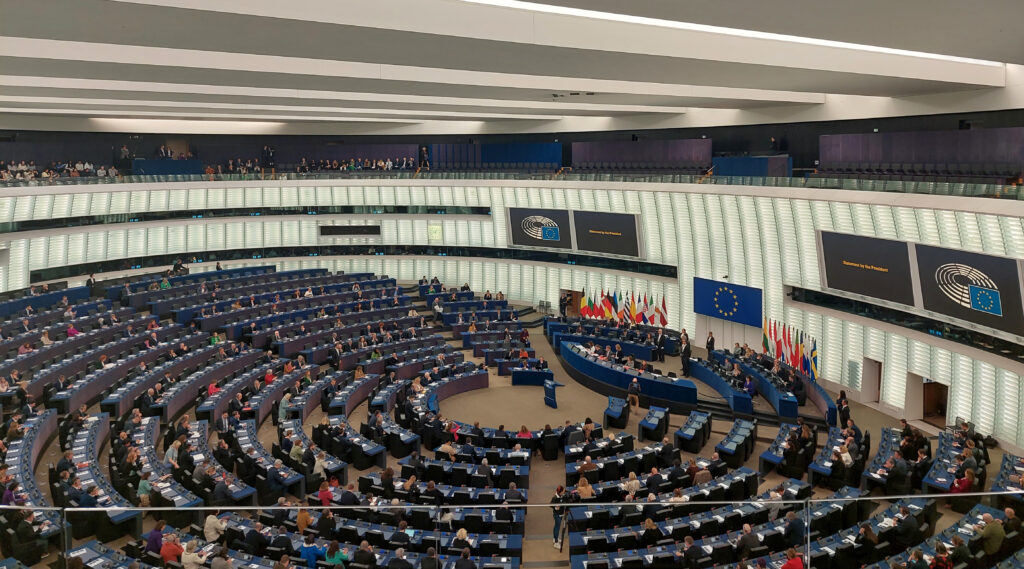 Europees Parlement plenaire zitting Straatsburg