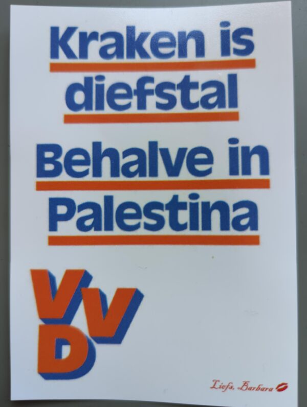 Sticker VVD Kraken (20g)