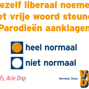 Sticker VVD Parodie (20g)