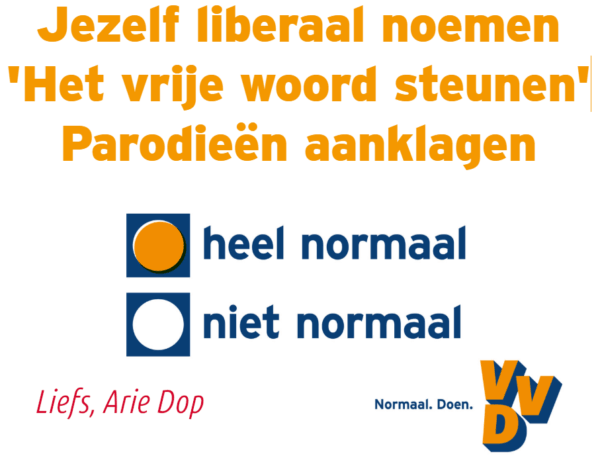Sticker VVD Parodie (20g)